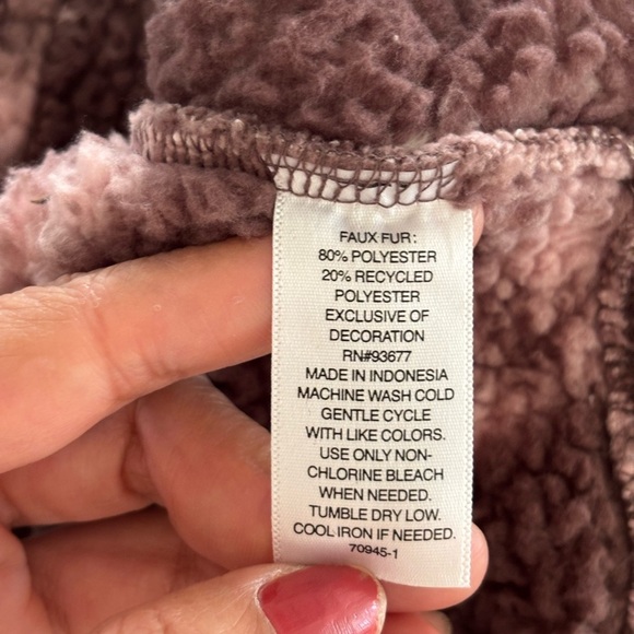 Arizona Jean Company Brown Fleece Pullover - Picture 4 of 7